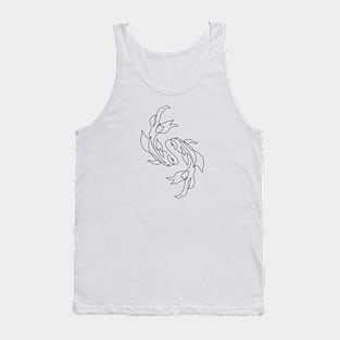 koi fish ying and yang Tank Top